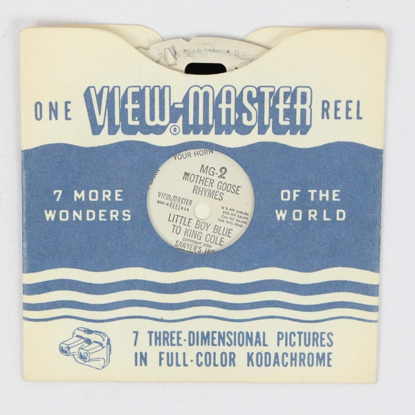 View-Master Mother Goose Rhymes Reel MG-2 Little Boy Blue To King Cole 1950