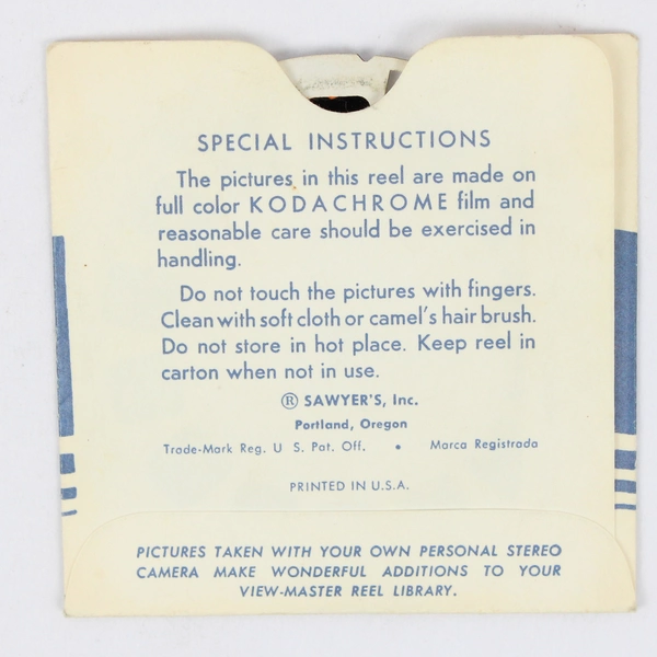 View-Master Mother Goose Rhymes Reel MG-2 Little Boy Blue To King Cole 1950