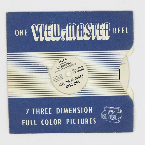 Vintage View-Master 1960 Yogi Bear Patron Of The Arts Reel #B-5122