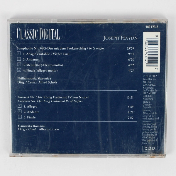 Classic Digital Joseph Haydn DDD Edition Music CD