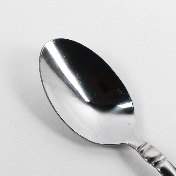 Lot Of 7 International Silver Modern Twist (Stainless, Frosted) Teaspoons