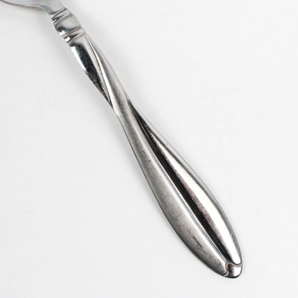 Lot Of 7 International Silver Modern Twist (Stainless, Frosted) Teaspoons