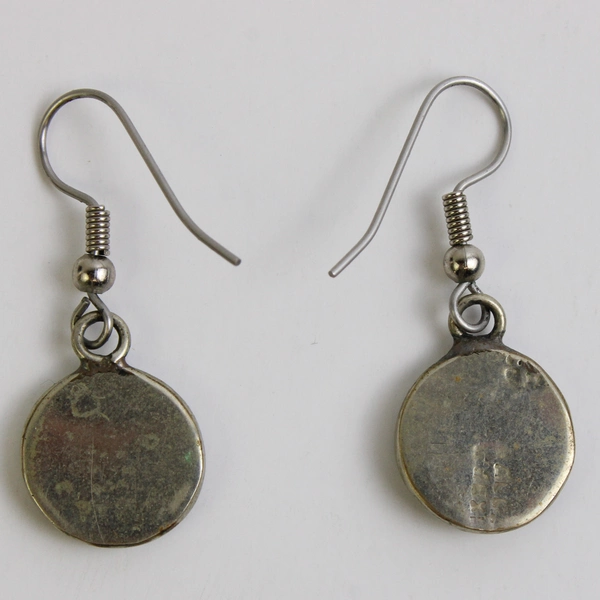 Sterling Silver Abalone Dangle Drop Earrings