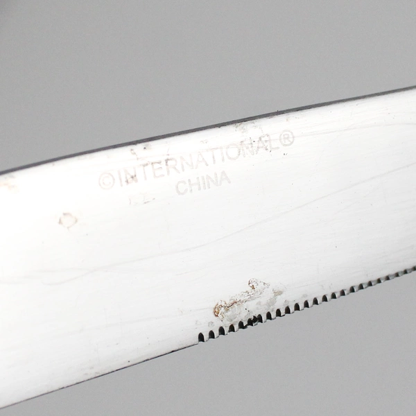 Lot Of 5 International Silver Modern Twist (Stainless, Frosted) French Knives