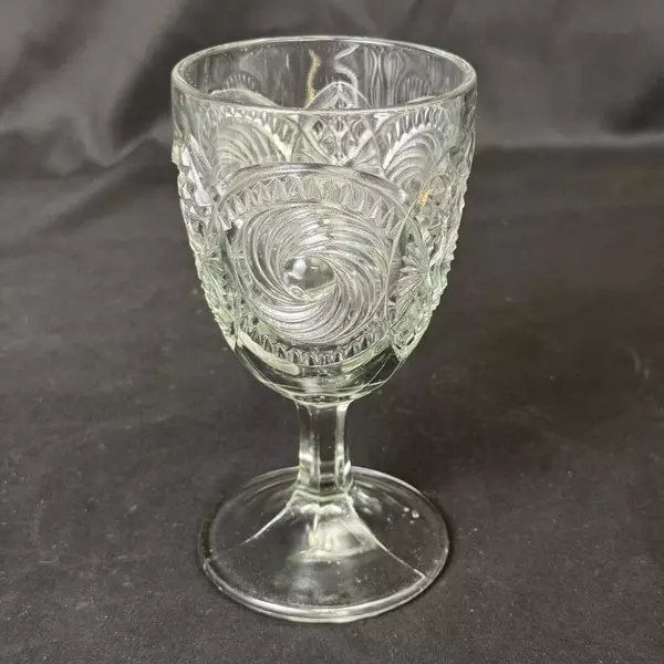 Antique U.S. Glass Pennsylvania Goblet 5.75 Inch
