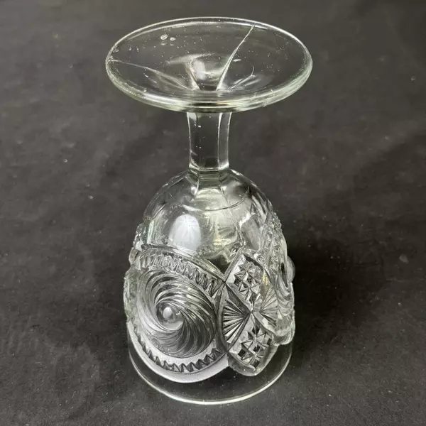 Antique U.S. Glass Pennsylvania Goblet 5.75 Inch