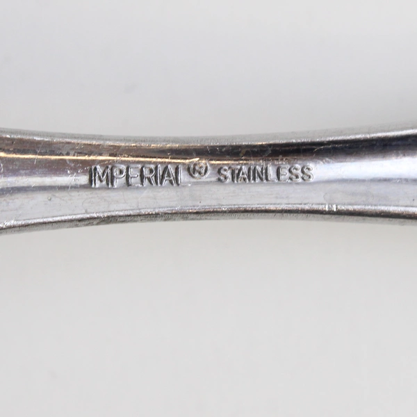 4 Piece Set International Chalmette Stainless Steel Flatware Ladel Fork Spoons