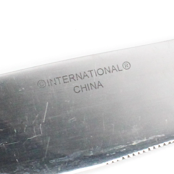 Lot Of 5 International Silver American Bead (Stainless) Flatware Knives 9.5"