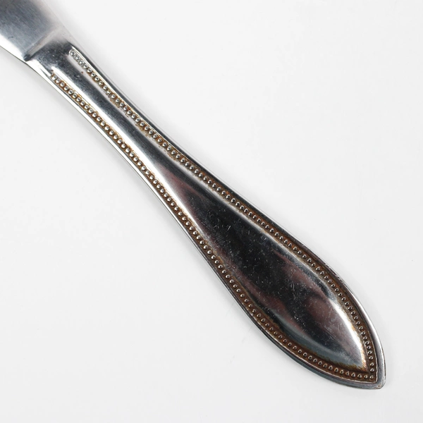 Lot Of 6 International Silver American Bead (Stainless) Flatware Knives 9.5"