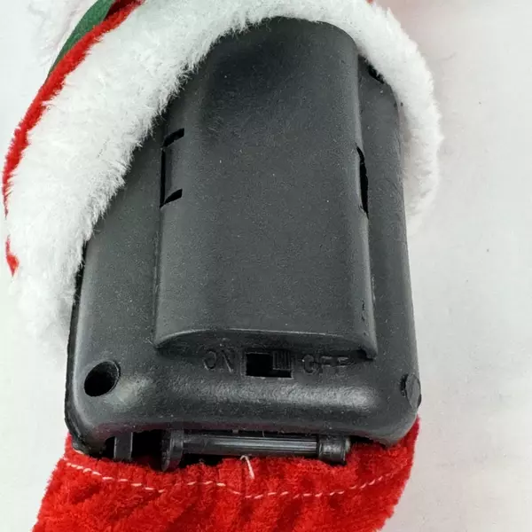 Climbing Stairs Santa Plays Jingle Bells As He Climbs