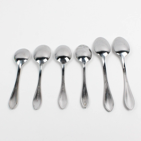 Lot Of 6 International Silver American Bead (Stainless) Flatware Assorted Spoons