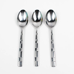 Lot Of 3 Cambridge Silver Parallel (Stainless) Flatware Serving Spoons