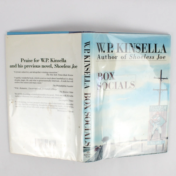 Box Socials by W P Kinsella 1992 Hardcover Dust Jacket