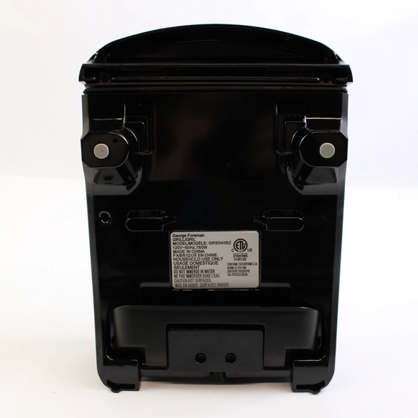 George Foreman Electric Indoor Grill Panini Press Black Model GRS040BZ