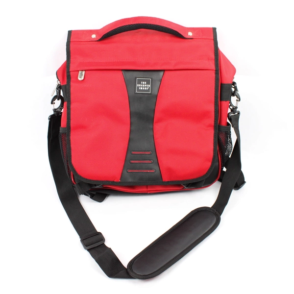 The Sharper Image Red Crossbody Backpack Carry On Bag