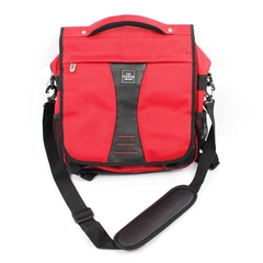 The Sharper Image Red Crossbody Backpack Carry On Bag