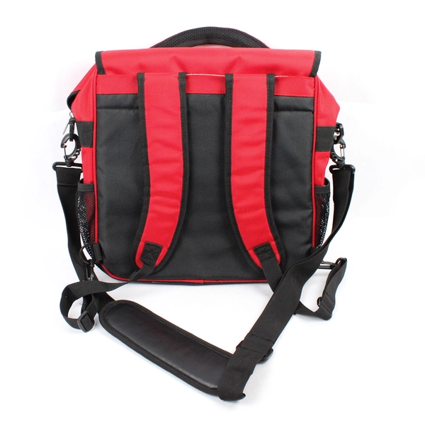 The Sharper Image Red Crossbody Backpack Carry On Bag