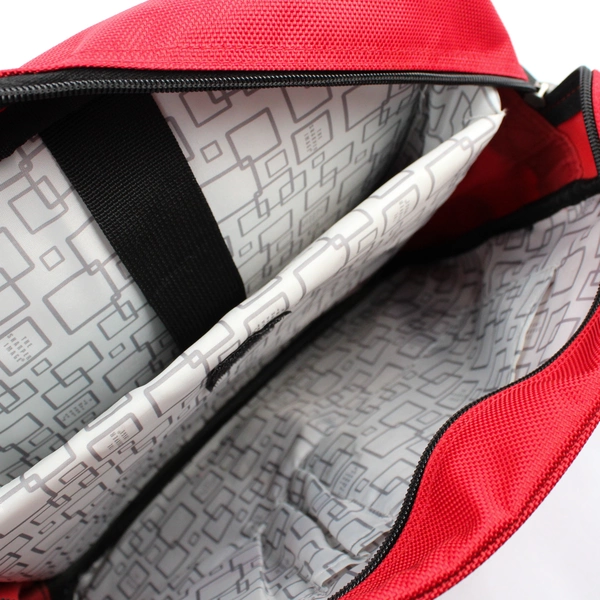 The Sharper Image Red Crossbody Backpack Carry On Bag