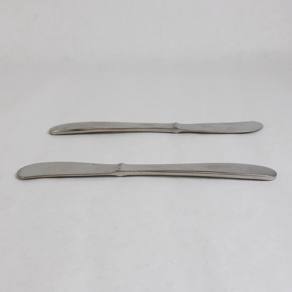 Set of 2 Gense Ellips Stainless Steel Butter Spreaders 6.5"