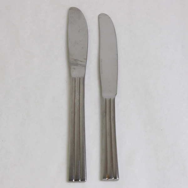 Set of 2 Gense Thebe Stainless Steel Dinner Knife and Desert Knife 7.5"