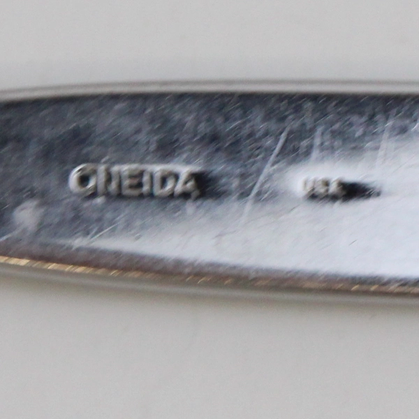 Set of 5 Oneida Community Frostfire Stainless Steel Salad 6.5" Forks