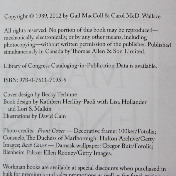 To Marry an English Lord Gail MacColl & Carol McD Wallace 2012 Paperback