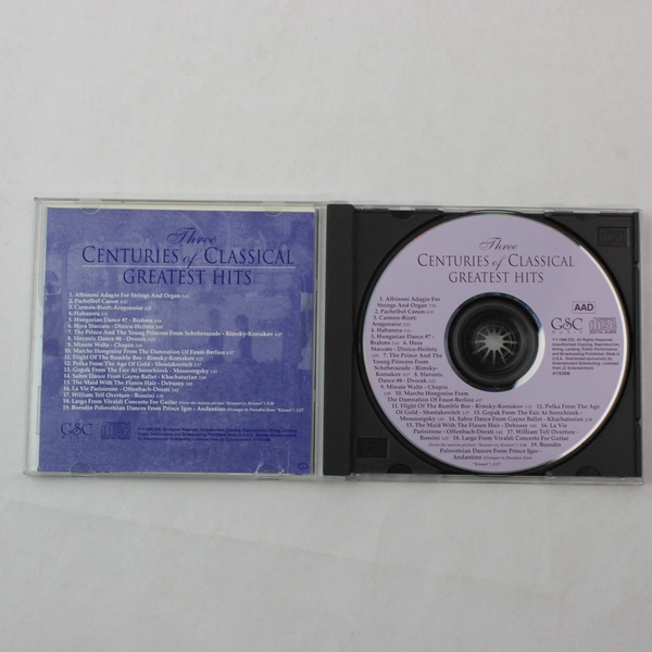 Three Centuries of Classical Greatest Hits 1996 CD GSC Music