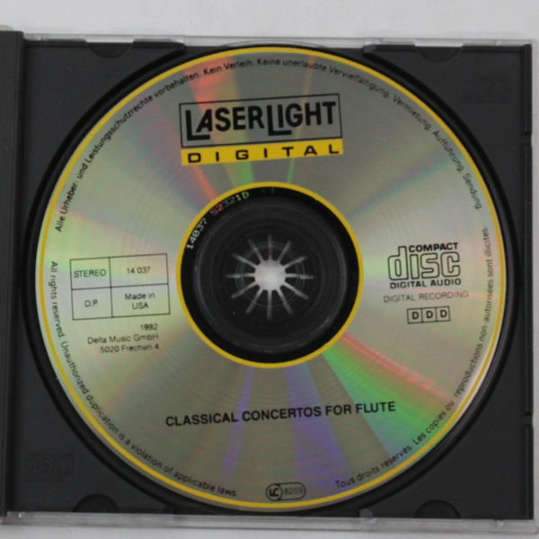 Flute Fantasies Classical Concertos For Flute 1992 Delta Music CD