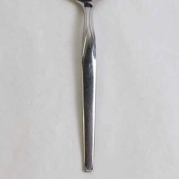 Lot Of 5 International Silver Futura (Stainless) Flatware Round Soup 7" Spoons