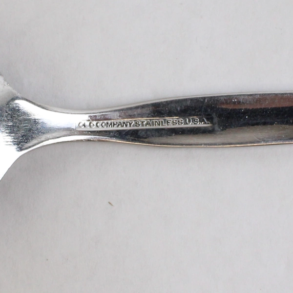 Lot Of 5 International Silver Futura (Stainless) Flatware Round Soup 7" Spoons