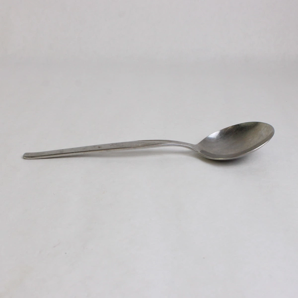 Lot Of 4 International Silver Futura (Stainless) Flatware Round Soup Spoons