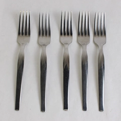 Lot Of 5 International Silver Futura (Stainless) Flatware Youth Forks