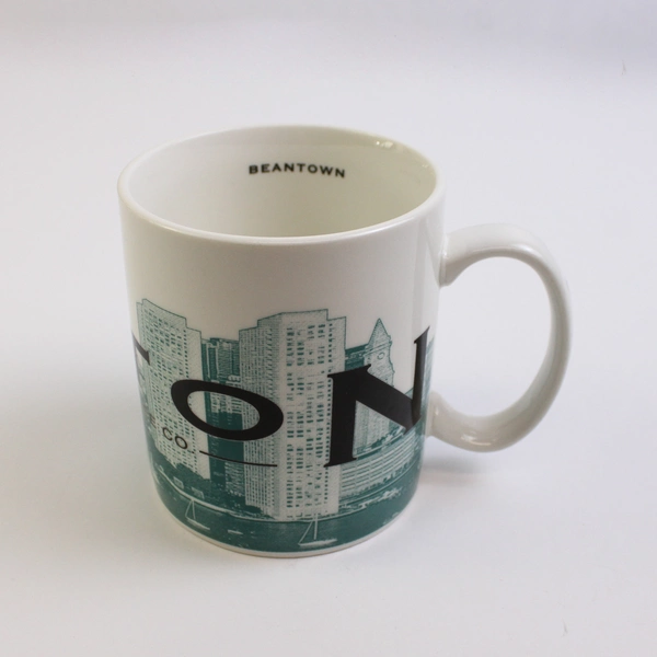Starbucks Barista Skyline Series Ceramic Coffee Tea Mugs Boston Series 1 2002