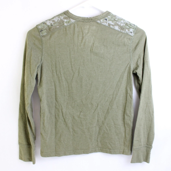 Epic Threads Green Pixelated Camo Long-Sleeve T-Shirt Boys' Small