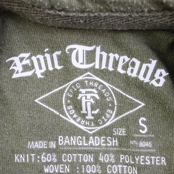 Epic Threads Green Pixelated Camo Long-Sleeve T-Shirt Boys' Small