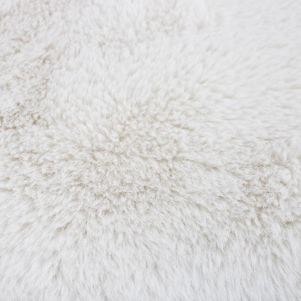 Fluffy Soft White Throw Pillow 18x18 in. Unbranded