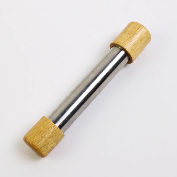 Wood and Steel Handheld Apple Corer Kitchen Tool