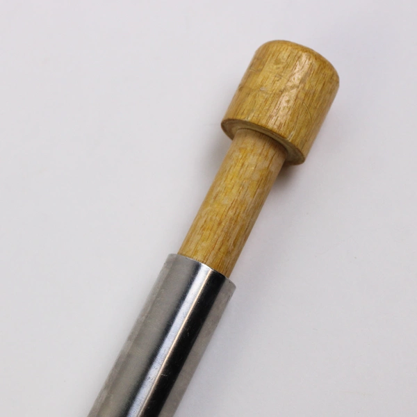 Wood and Steel Handheld Apple Corer Kitchen Tool