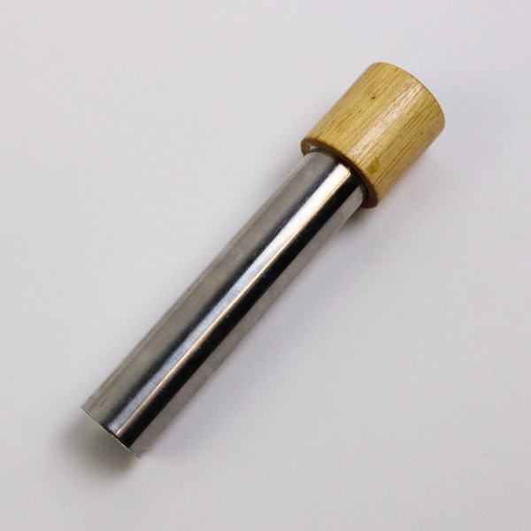 Wood and Steel Handheld Apple Corer Kitchen Tool