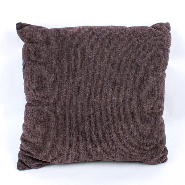 Unbranded Soft Corduroy Plush Throw Pillow 16x16 in. Purple