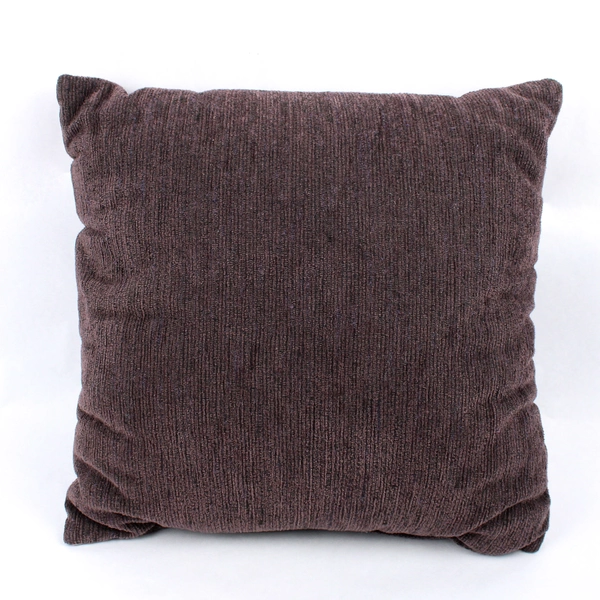 Unbranded Soft Corduroy Plush Throw Pillow 16x16 in. Purple