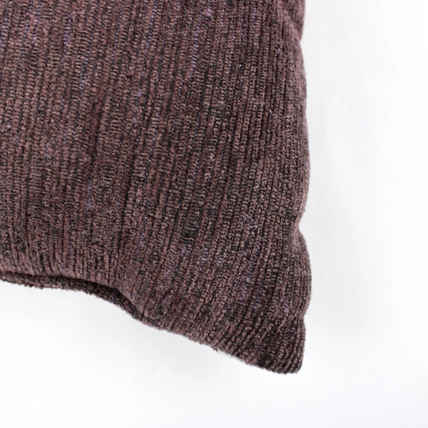 Unbranded Soft Corduroy Plush Throw Pillow 16x16 in. Purple