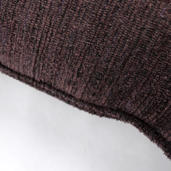 Unbranded Soft Corduroy Plush Throw Pillow 16x16 in. Purple