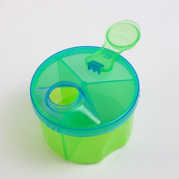 Lot of 3 Gerber and Munchkin Plastic Green & Blue Food Snack Containers
