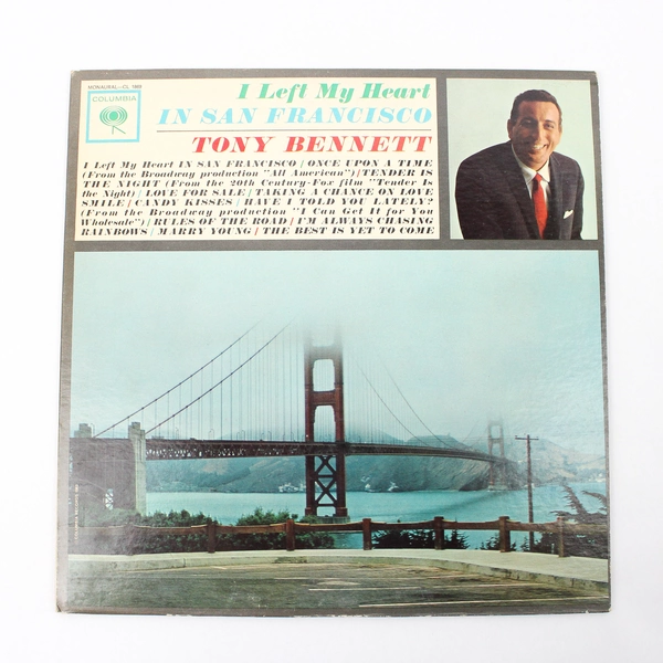 1962 Tony Bennett I Left My Heart In San Francisco LP