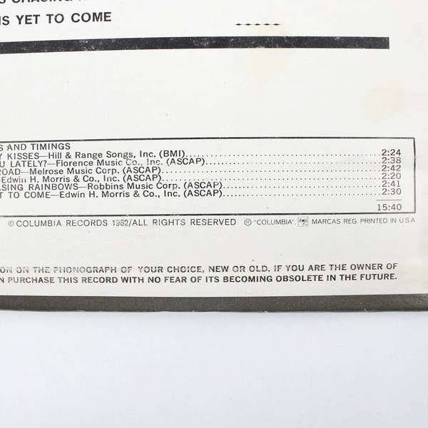 1962 Tony Bennett I Left My Heart In San Francisco LP