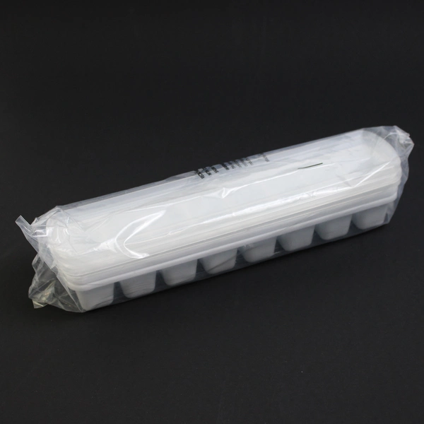 NIP Set of 3 Rectangular Stacking Ice Cube Trays 8 Cavities