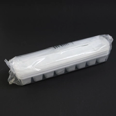 NIP Set of 3 Rectangular Stacking Ice Cube Trays 8 Cavities