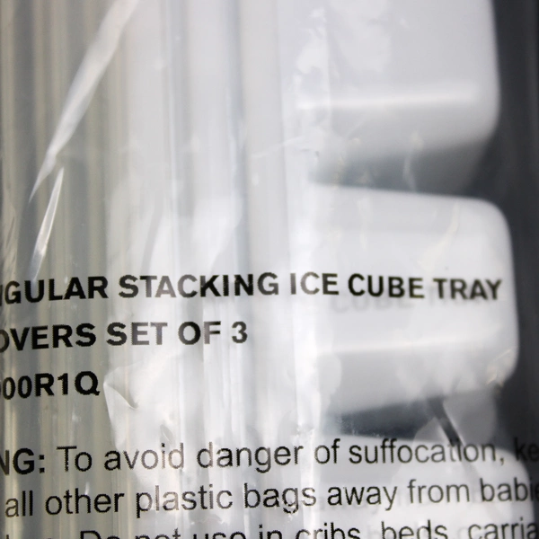 NIP Set of 3 Rectangular Stacking Ice Cube Trays 8 Cavities