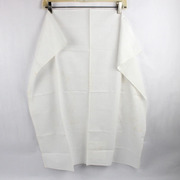 Lot of 21 Flawed Off-White Handkerchiefs and Napkins DIY Fabric Upcycling